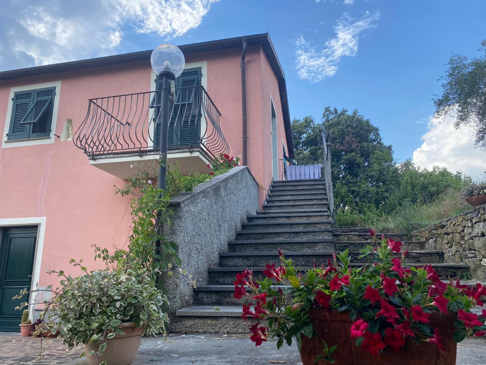 Villa Giovanna Apt. B Sestri Levante Bagian luar foto